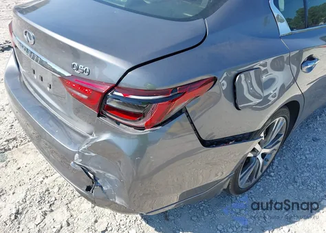 2021 Infiniti Q50 Sensory z USA, uszkodzony, nr VIN JN1EV7CP6MM700406